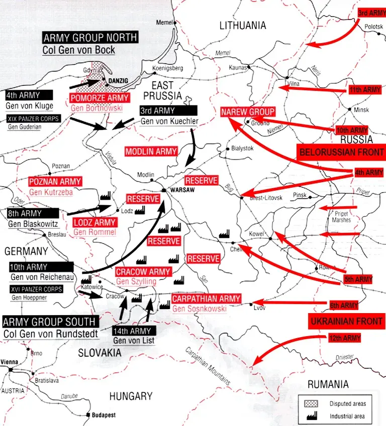 Germany's strategic plan for the invasion of Poland, including the secret Soviet invasion plans.